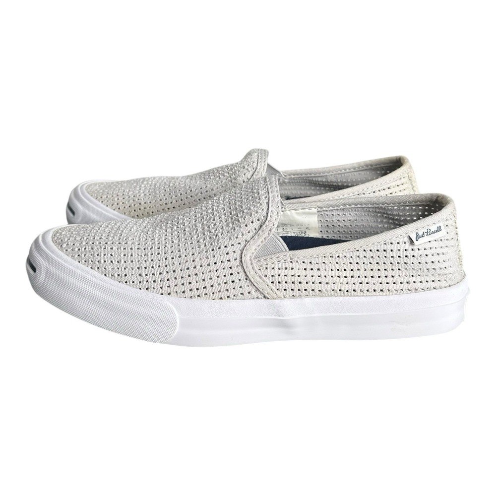 Converse Cream Slip-On Sneakers - Picture 5 of 10